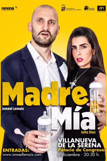 Cartel Ismael Lemais e Isita Díaz en Villanueva