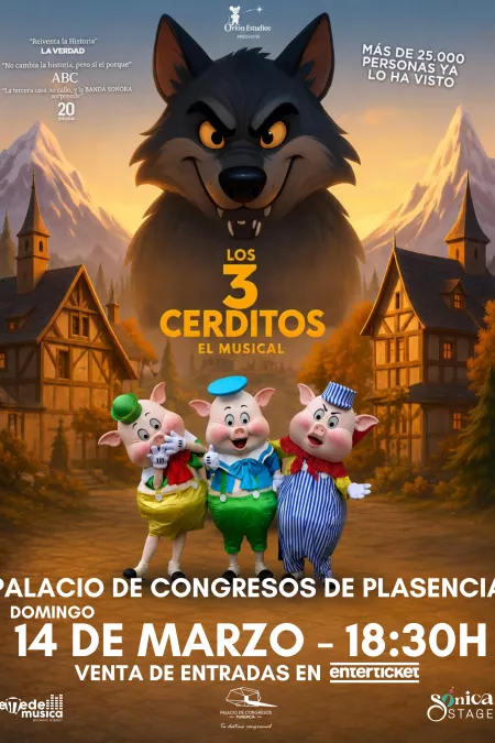 lOS 3 CERDITOS EL MUSICAL